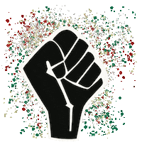 Black Panther Power Sticker by JellaCreative