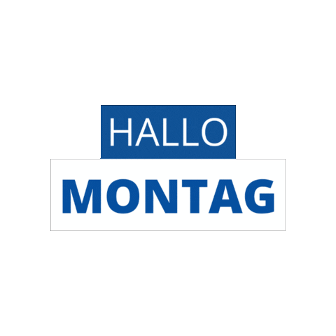 Monday Hello Sticker by moellermanlift