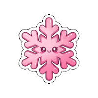 Pink Winter Sticker