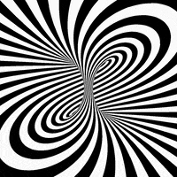 xponentialdesign loop black and white minimal geometry GIF