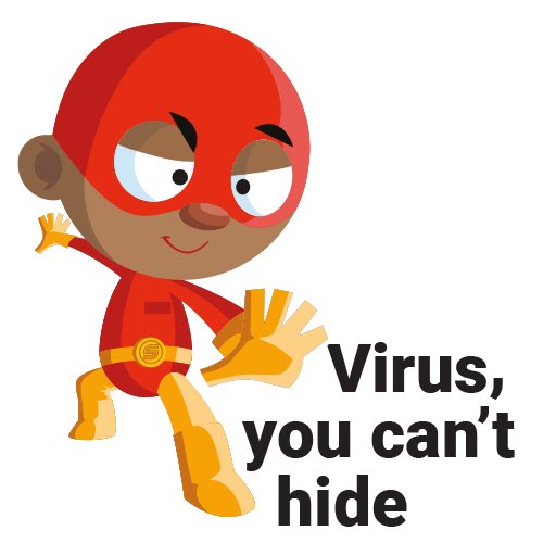 Virus Wipe Down Sticker by MOE SG