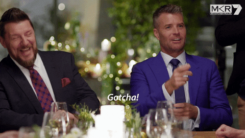 Pete Evans Joke GIF by My Kitchen Rules