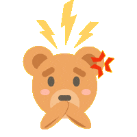 oh no bear Sticker by UCLA