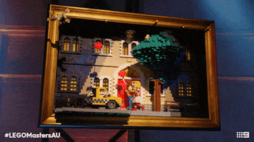 Channel 9 Reaction GIF by LEGO Masters Australia