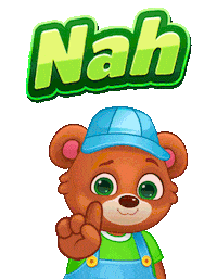 No Way Ugh Sticker by Lucas and Friends by RV AppStudios