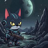 Cat Space GIF by CATBAT