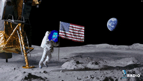 rugradio space nft moon planet GIF