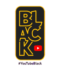Youtube Black Sticker by YouTube
