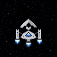 fimavectors arcade pixel art rocket 8bit GIF