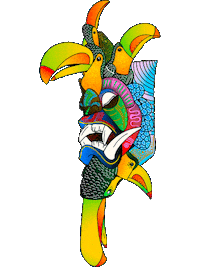 Art Mask Sticker by Wieden+Kennedy Design