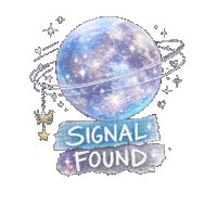 Space Stars Sticker