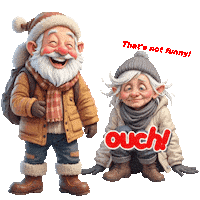 Falling Down Sticker