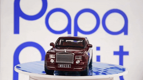 PapaRulit giphygifmaker phantom paparulit rolls-royce GIF