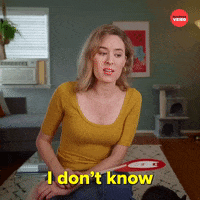 I Dont Know No Idea GIF by BuzzFeed
