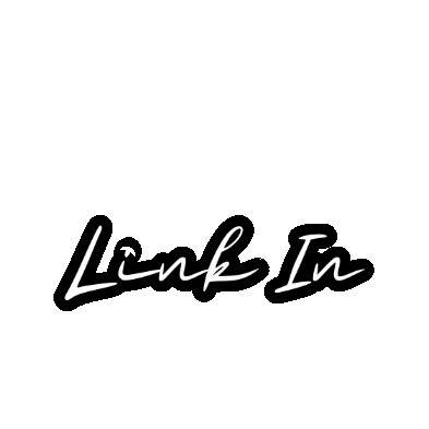 Link In Bio White Text Sticker