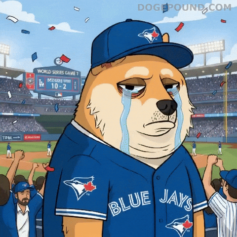 Sad Blue Jays GIF by Doge Pound