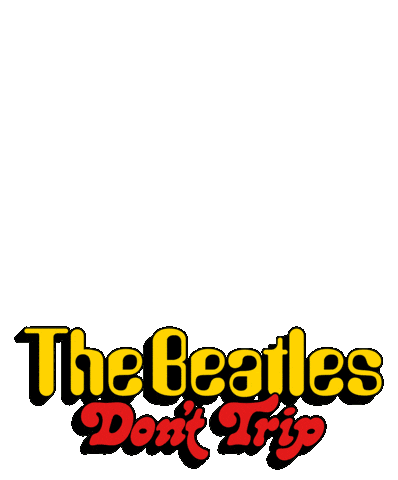 The Beatles Sun Sticker by Free & Easy
