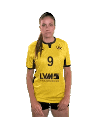 USC_Muenster no ball volleyball finger Sticker