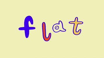 Flat like a fish