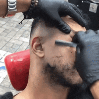 beard satisfying GIF