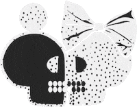 Dia De Los Muertos Sticker by Stella and Lori