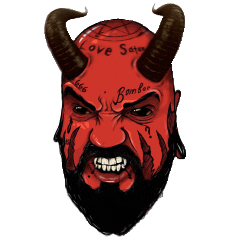 Tattoo Satan Sticker