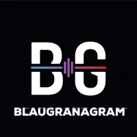 Blaugranagram logo news goal colors GIF