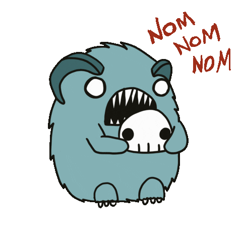 Happy Nom Nom Sticker