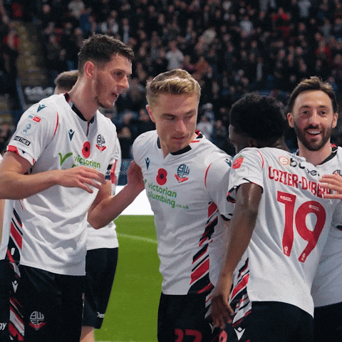 Josh Sheehan Celebrations GIF by Bolton Wanderers FC