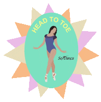 Ballet Shoes Dancer Sticker by So Danca