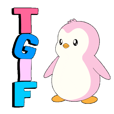 Day Off Yes Sticker by Pudgy Penguins