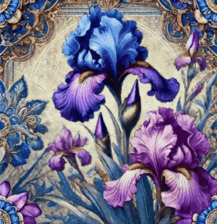 Relaxing Art Nouveau GIF by Maryanne Chisholm - MCArtist