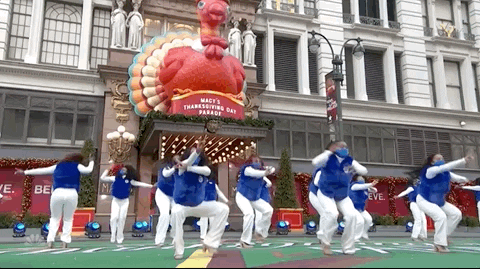 Macys Parade Dancers GIF by The 96th Macy’s Thanksgiving Day Parade