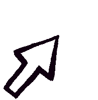 Click Black Arrow Sticker