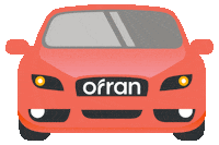 Ofran_carrental travel car vacation trip Sticker