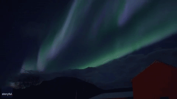 'Active and Wild' Northern Lights Shimmer in Norwegian Sky