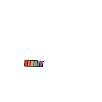 VulgarDelight illustration rainbow pride pastel Sticker