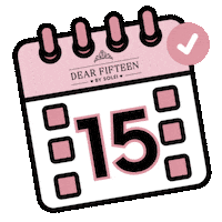 DearFifteen dear fifteen dear fifteen by solei dearfifteenbysolei dearfifteen Sticker