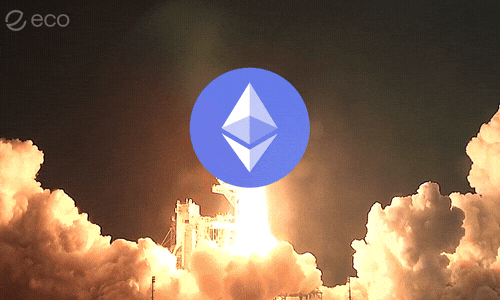 To The Moon Crypto GIF by Eco