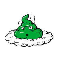 Poop Sticker by mujkaktus