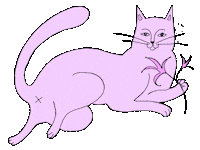 Cat Pink Sticker by Love Tattoos