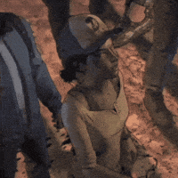 The Walking Dead Game Middle Finger GIF