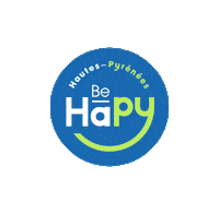 ha-py pyrenees hpte hautespyrenees behapy Sticker