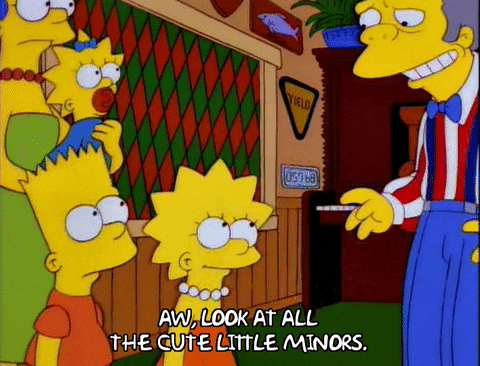 bart simpson moe syzslak GIF
