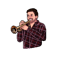 makeehta aldo trompeta santaferia Sticker