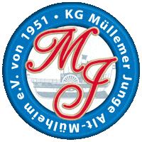 Mj Sticker by KG Müllemer Junge Alt-Mülheim e.V. von 1951