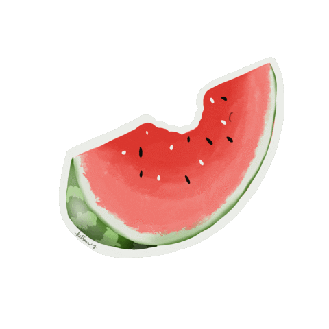 Water Watermelon Sticker