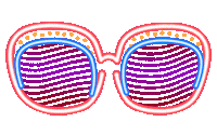 Neon Sunglasses Sticker by Elton John
