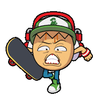 Toikido run skate skateboard skateboarding Sticker