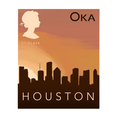 Houston Sticker by OKA